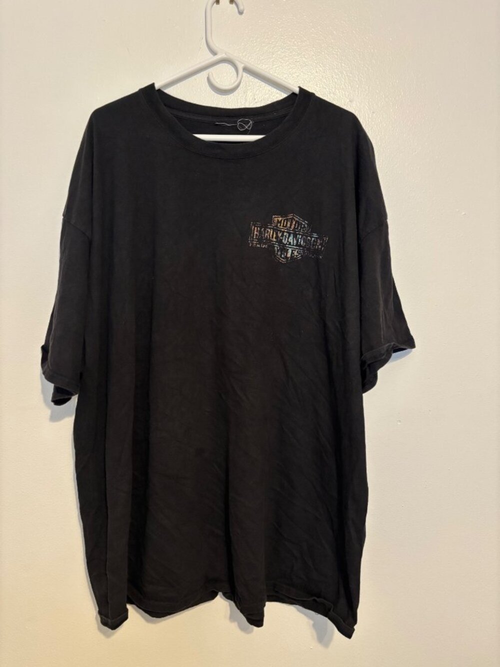 Harley-Davidson Virginia Beach VA T-Shirt Black Motorcycle Graphic Retro Biker